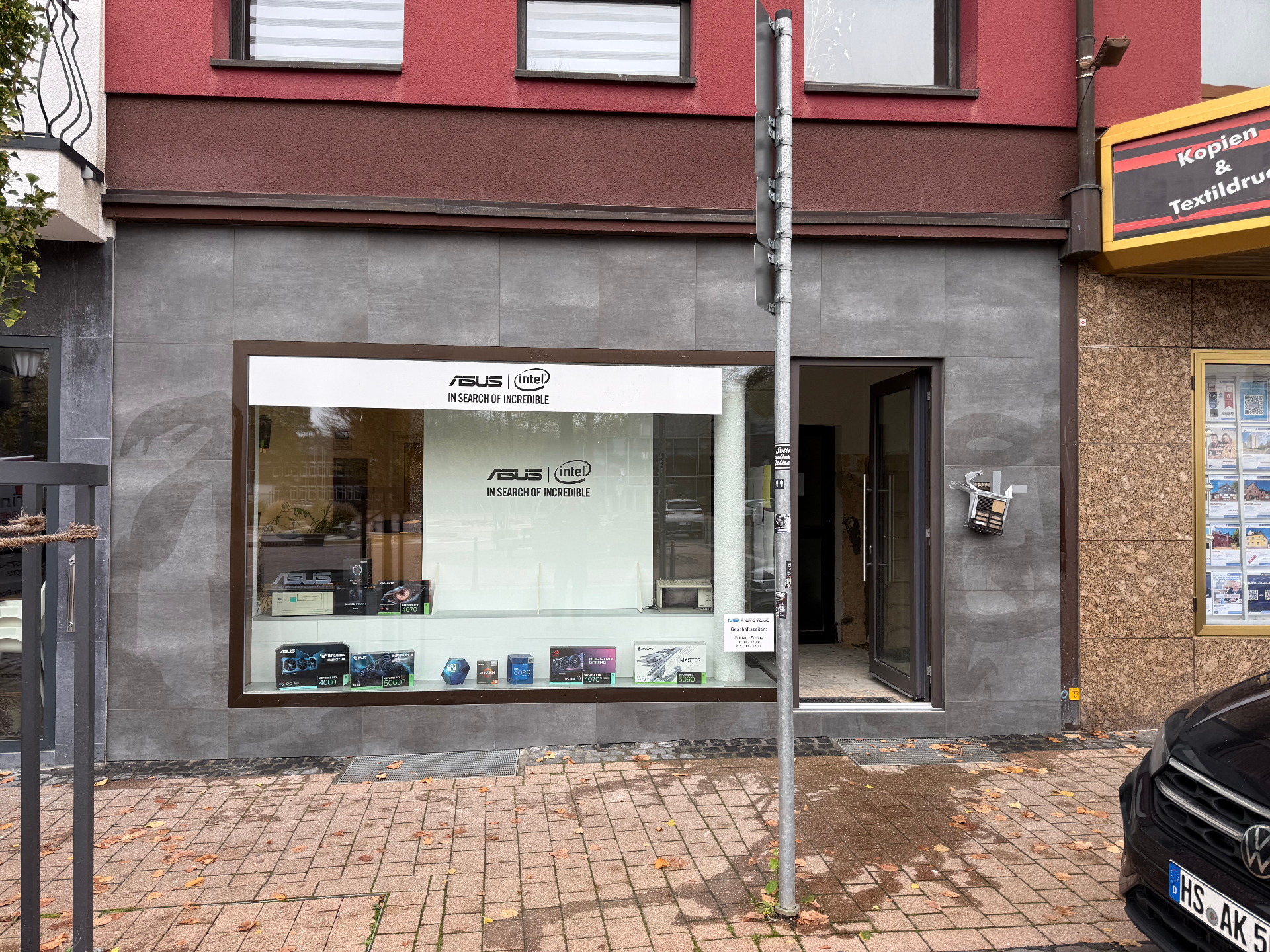 Außenfassade in Beton-Optik